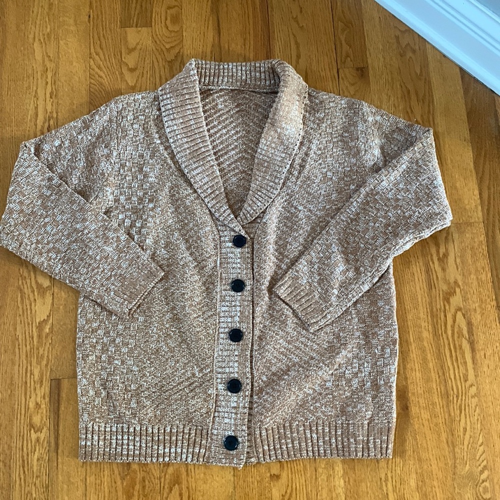 Women’s size XL shawl collar cardigan sweater